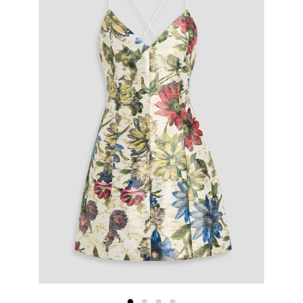 Alice + Olivia Multicolor Floral Mini Dress